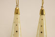 Earrings Antique ivory quilted gold earrings 58 Facettes 7460