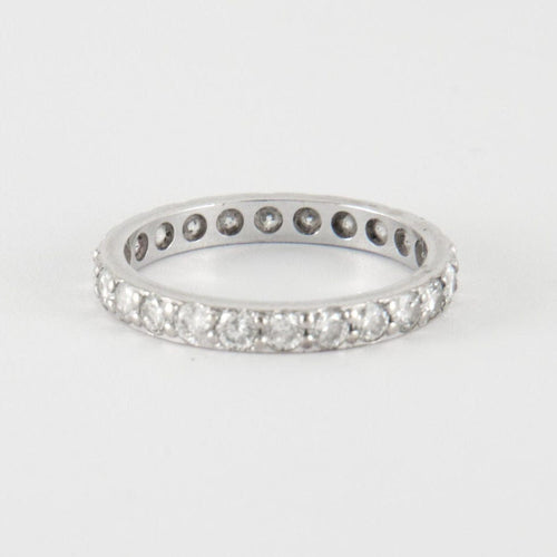 Bague 48 Bague en Or Blanc & diamants 58 Facettes