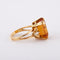 Bague 53 Bague Citrine rectangulaire 58 Facettes JE510