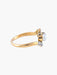 Ring Ring Toi & Moi Gold Platinum Diamond Fine Pearl 58 Facettes