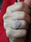 Bague 54 Bague diamant poires or blanc 58 Facettes P530
