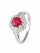 Ring 52 Ruby and Diamond Ring 58 Facettes