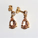 Earrings Morganite and diamond earrings 58 Facettes 475