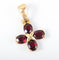 Pendentif Pendentif grenats or jaune 58 Facettes 2711