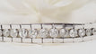 Bracelet 17cm Bracelet rivière ancien en or blanc et diamants 58 Facettes 32319