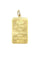 Pendentif PENDENTIF LINGOTIN 5 GRAMMES "LADY FORTUNA" 58 Facettes 041431