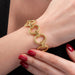 Georges Lenfant bracelet for O.J Perrin - yellow gold braided mesh bracelet 58 Facettes
