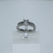 Ring 54 Solitaire Ring White Gold Diamonds 58 Facettes