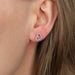Earrings Diamond heart earrings 58 Facettes P1L9