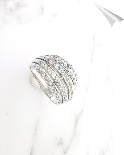 Bague Bague Jonc bombé Diamants 0,50ct 58 Facettes AA 1558