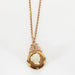 Necklace Gold Cameo Agate and Pearl Pendant Necklace 58 Facettes
