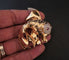 Broche Broche Poisson Rubis Et Diamants, Platine et Or Jaune 18 Carats 58 Facettes 1026794