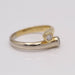Ring 51 Double crossed ring Gold Diamonds 58 Facettes E356821