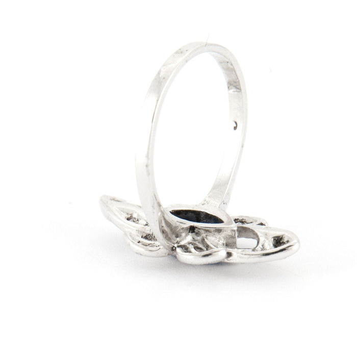 Bague Bague Marquise en Argent & pierres 58 Facettes