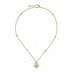GUCCI necklace - FLORA YELLOW GOLD & DIAMOND NECKLACE 58 Facettes YBB703649002