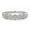 Bague Bague - Platine & Diamants 58 Facettes 220032SP