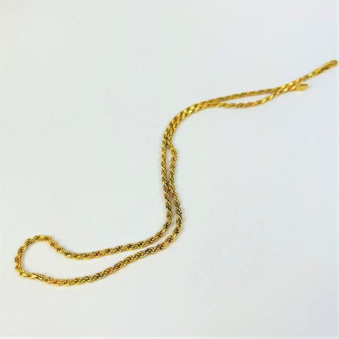 Collier Collier Maille Corde Or jaune 58 Facettes 20400000461
