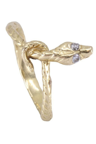 Bague BAGUE SERPENT DIAMANTS 58 Facettes 075371