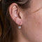 Boucles d'oreilles Paire de dormeuses anciennes diamants 58 Facettes