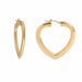 Earrings Fred Heart Hoop Earrings Yellow Gold 58 Facettes BS150
