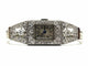 Montre Montre Art Déco platine & or blanc, diamants 2.44 cts 58 Facettes 07/07 - 16