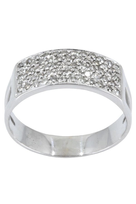 Bague 54 BAGUE PAVAGE DIAMANTS 58 Facettes 047341