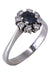 Ring 61 SAPPHIRE AND DIAMOND MARGUERITE RING 58 Facettes 073511
