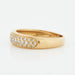 Ring 55 Ring Yellow gold Diamonds 58 Facettes REF 10036/16