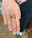 Ring 54.5 Kutchinsky Coral Diamonds Ring Yellow Gold 58 Facettes BS171