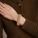 Bracelet Cuff bracelet, yellow gold 58 Facettes 3196