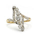 Ring 64 Ring in Yellow Gold, Platinum & Diamonds 58 Facettes 230098R