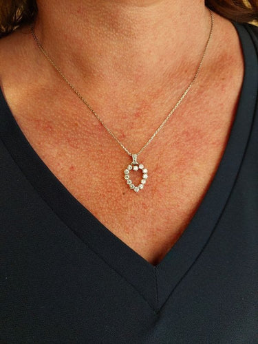 Pendentif PENDENTIF CŒUR DIAMANTS 58 Facettes 067131
