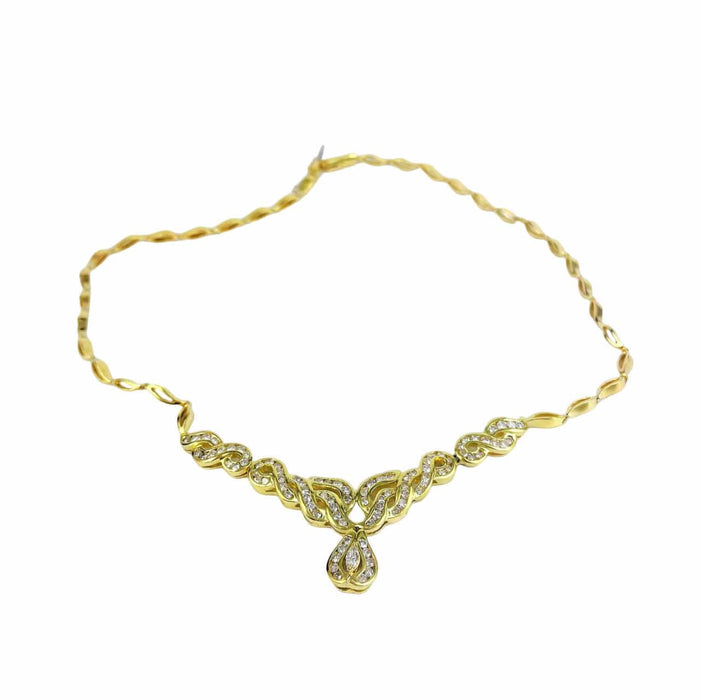 Collier Collier Fantaisie en Or jaune & Diamants 58 Facettes 20400000587