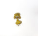 Yellow Gold “Lion” Brooch 58 Facettes 12573