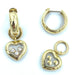 CHOPARD earrings. Happy Diamonds yellow gold and diamond hoop earrings 58 Facettes
