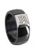 Ring MODERN CERAMIC AND DIAMOND RING 58 Facettes 051981