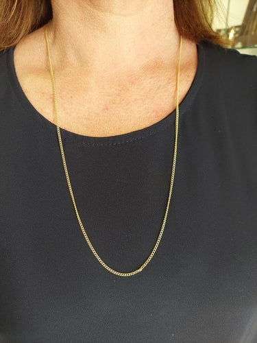 Collier CHAINE MAILLE GOURMETTE 58 Facettes 073571