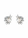 Earrings Foliage Pearl Diamond Earrings 58 Facettes