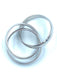 47 CARTIER ring. Trinity collection, 18K white gold wedding ring 58 Facettes