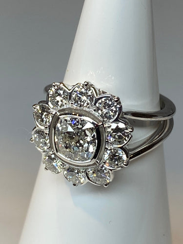 Bague Bague Margueritte, diamant 58 Facettes