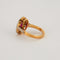 Bague 52 Bague style Pompadour Rubis synthétique Diamants 58 Facettes EL2-40