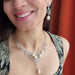 Arabesque Necklace Necklace in 18-carat white gold, diamonds and South Sea pearls 58 Facettes PEARL-NL-WG-DPE