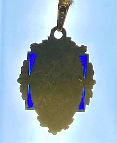 Pendentif Pendentif émail, époque Napoléon III 58 Facettes AB198