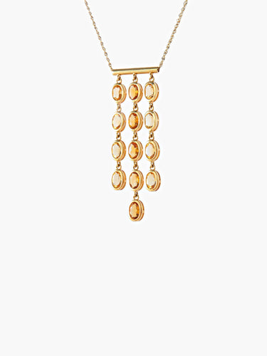 Collier Collier Citrines 58 Facettes