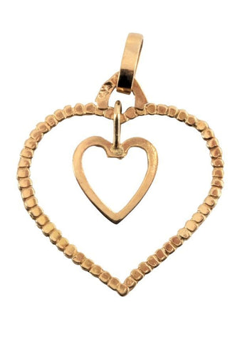 Pendentif PENDENTIF COEURS MODERNE 58 Facettes 044831