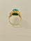Bague 57 Bague Or Turquoise Perles 58 Facettes 720487