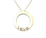 CARTIER necklace. LOVE collection, yellow gold and diamond necklace 58 Facettes