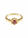 Bague 52 Bague Fleurette Rubis 58 Facettes