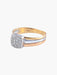 Bague 54 Bague Diamants Bicolore 58 Facettes