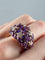 Bague 52 Bague Boule Améthystes 58 Facettes